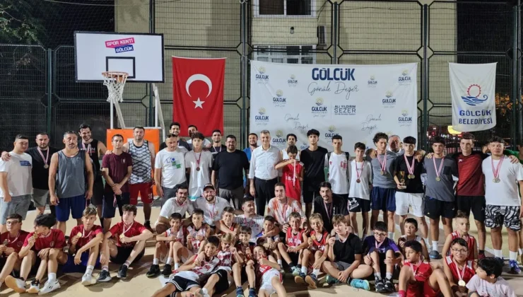 Gölcük’te sokak basketboluna yoğun ilgi