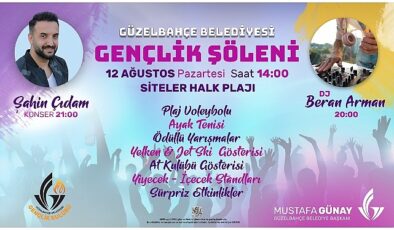 Güzelbahçe Belediyesi Gençlik Şöleni Başlıyor