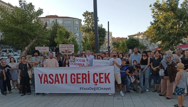 Hayvanseverler Keşan’dan seslendi: “Yasayı Veto Et”