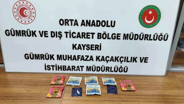 Kayseri’de Yurtdışından Kargo İle Uyuşturucu Operasyonu