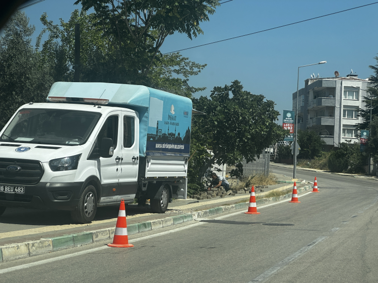 Yıldırım caddesinin altyapı sorunları gideriliyor