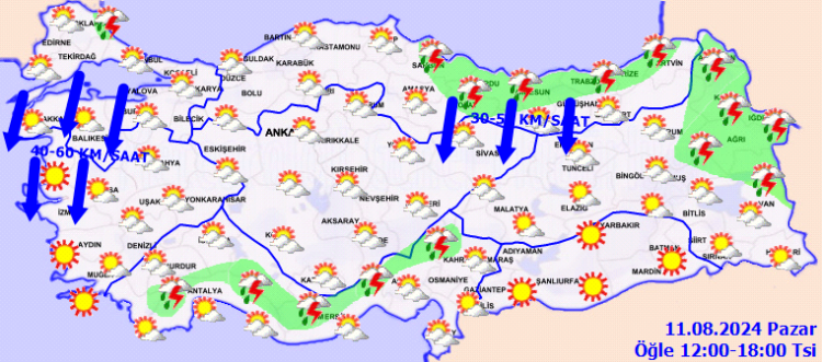 Yurtta bugün Pazar havası nasıl?