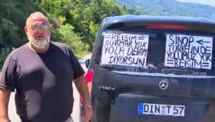 Gurbetçiden “Cumhurbaşkanı Erdoğan sesimi duy” eylemi