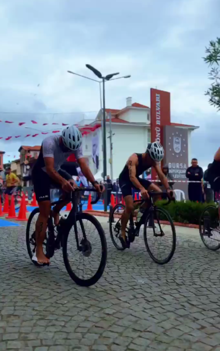 Mudanya'da triatlon coşkusu