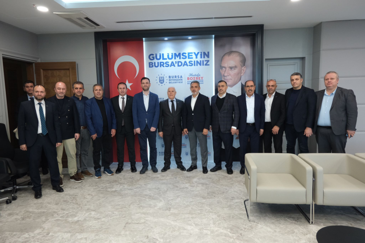 MÜSİAD Bursa’dan Büyükşehir Belediye Başkanı Mustafa Bozbey’e ziyaret