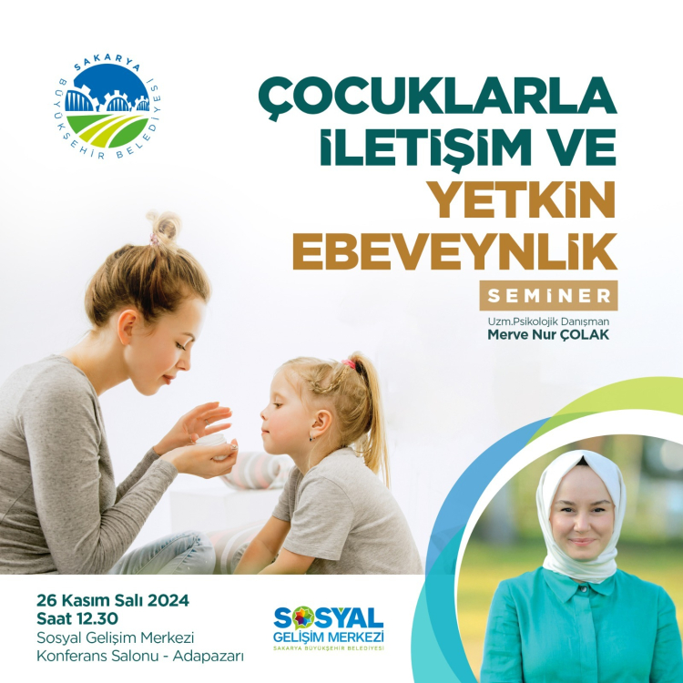 Çocuklarla doğru iletişim anlatılacak