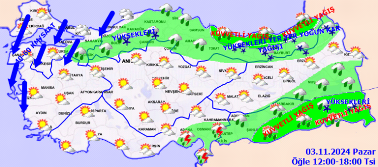 Meteoroloji'den 'kuvvetli' uyarılar! Bugün dışarıya çıkarken dikkat!