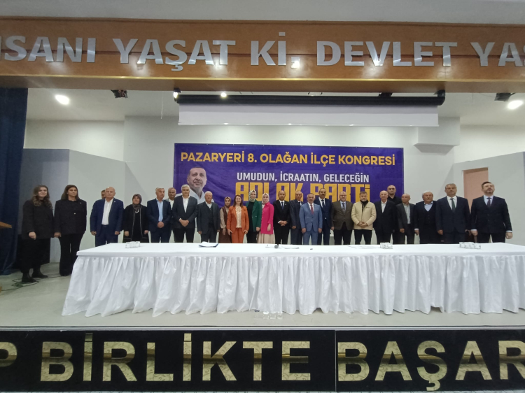 Bilecik Pazaryeri'nde AK Parti Karabey'le güven tazeledi