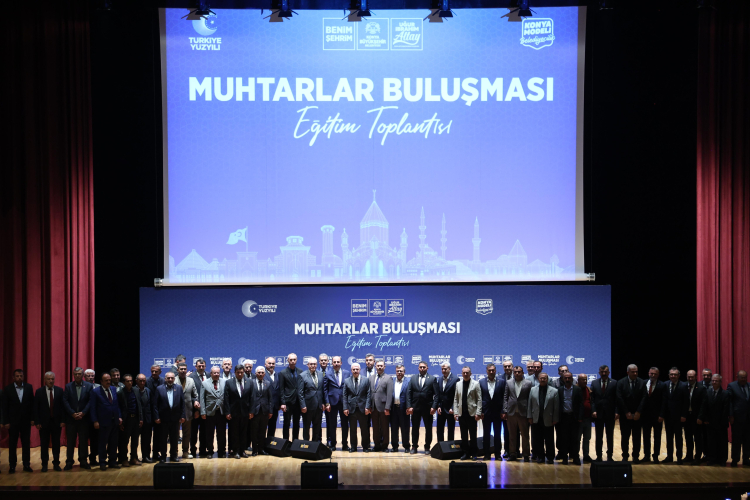 Konya Büyükşehir muhtarlarla buluştu