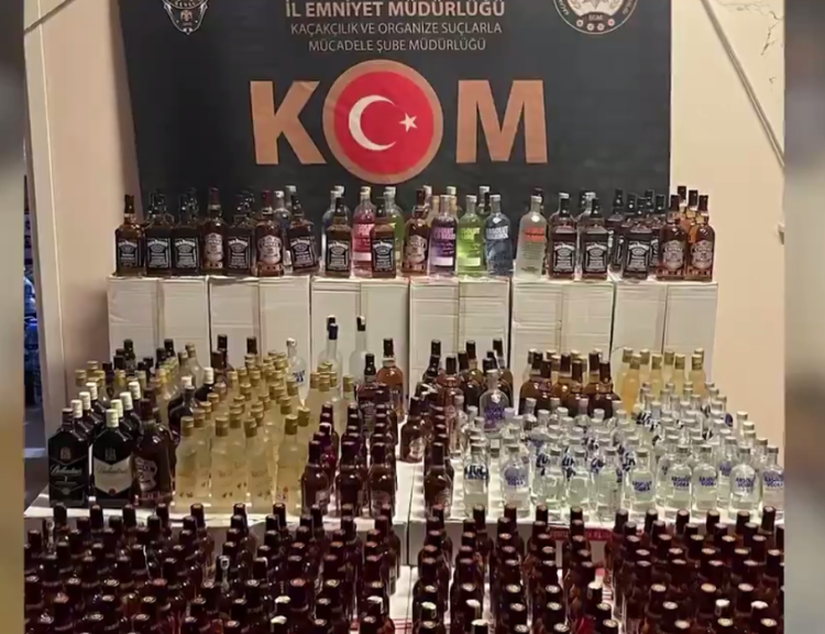 Bursa'da binlerce litre sahte alkole Çengel! 2 tutuklama