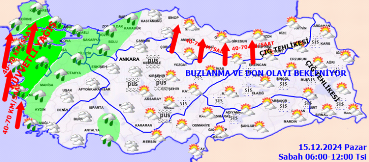 Meteoroloji'den 'kuvvetli' yağış uyarısı