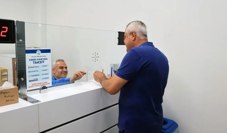 Kayseri Talas’ta vergi ödemelerinde son günler