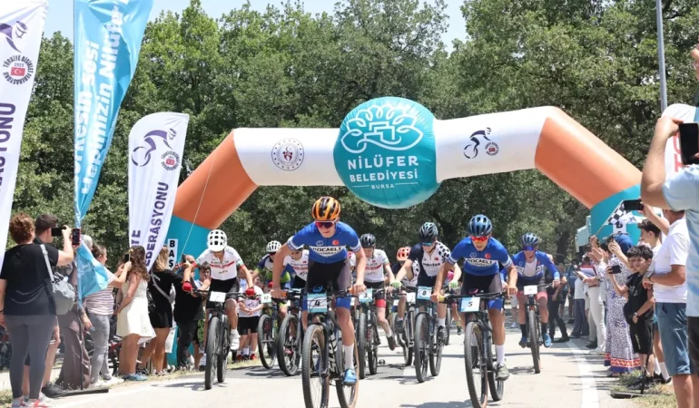 Bursa Nilüfer’de 1. Bölge Bölgesel Dağ Bisikleti Şampiyonası nefes kesti