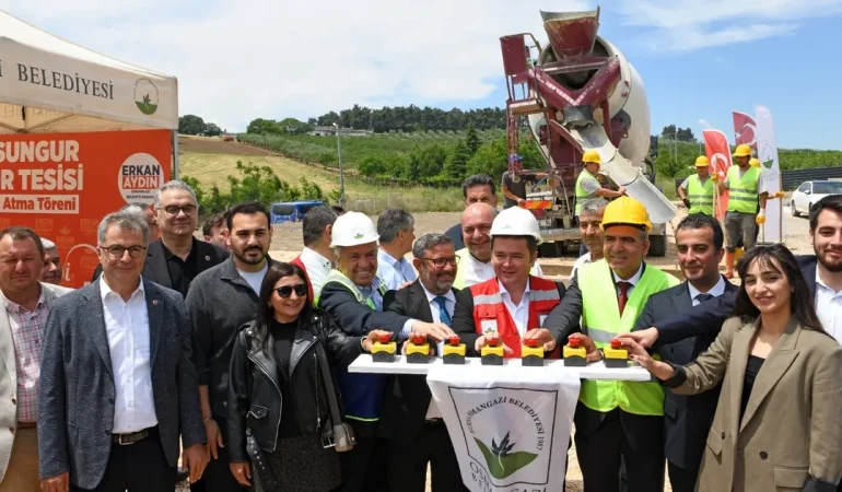 Bursa Osmangazi’de Aksungur Spor Tesisi’ne ilk harç döküldü