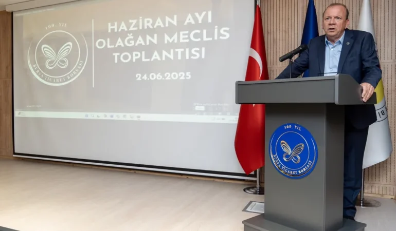 Bursa Ticaret Borsası Haziran toplantısını yaptı