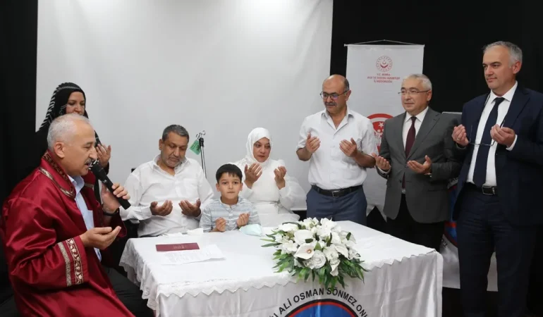 Bursa’da hastanede duygusal nikah