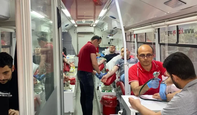 Çilek’ten kan bağışıyla toplumsal dayanışmaya destek