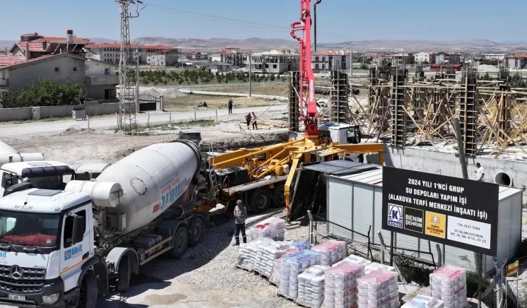 Konya’da Alakova Terfi İstasyonu yükseliyor