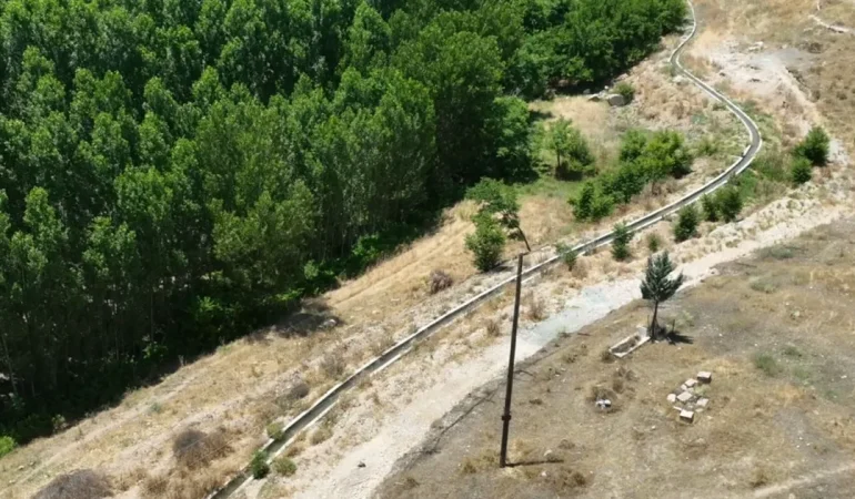 Malatya’da 1200 dekarlık alana kayıpsız su desteği