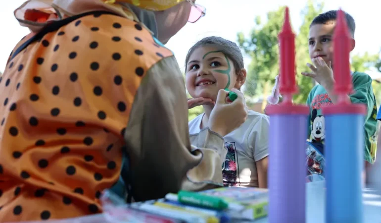 Sakarya çocuklar için bayrama neşe kattı
