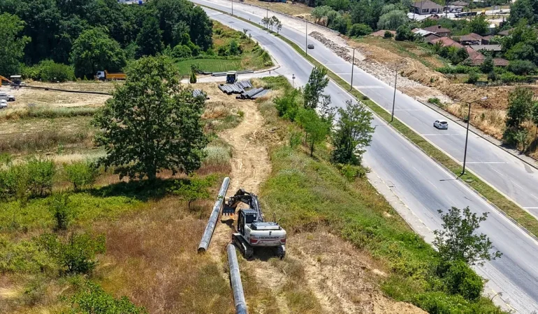 Sakarya’da 17 mahalleye içme suyu ileten ana hat yenileniyor