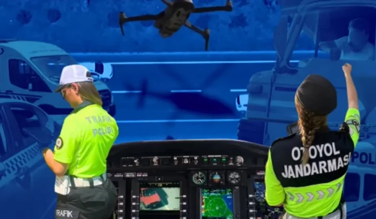 Trafikte havadan karadan sıkı denetim